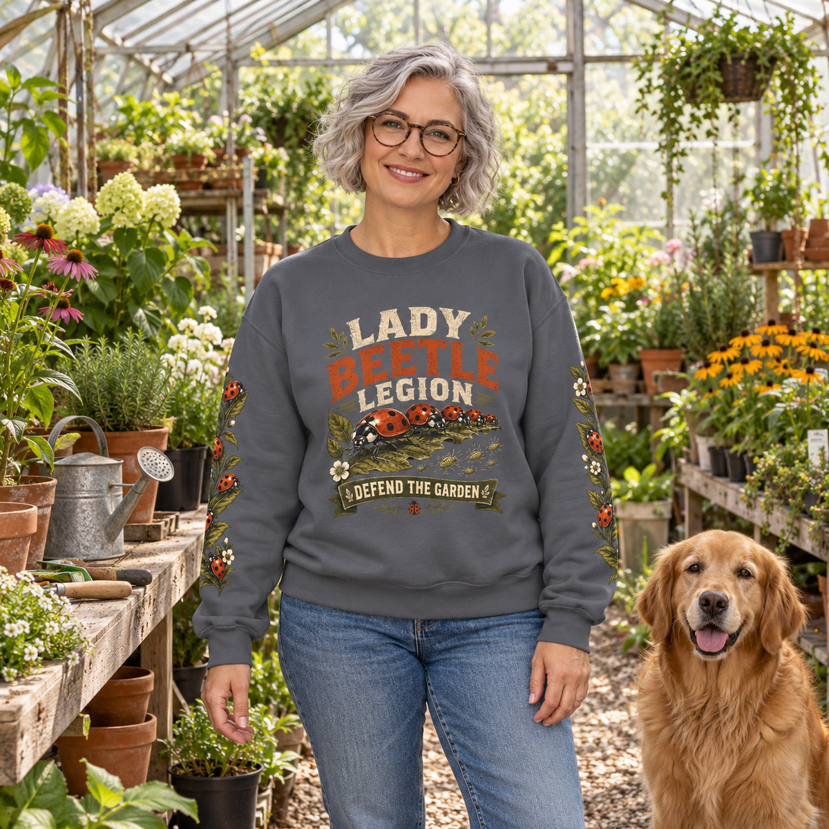 Lady Beetle Legion Version 1 Sweatshirt