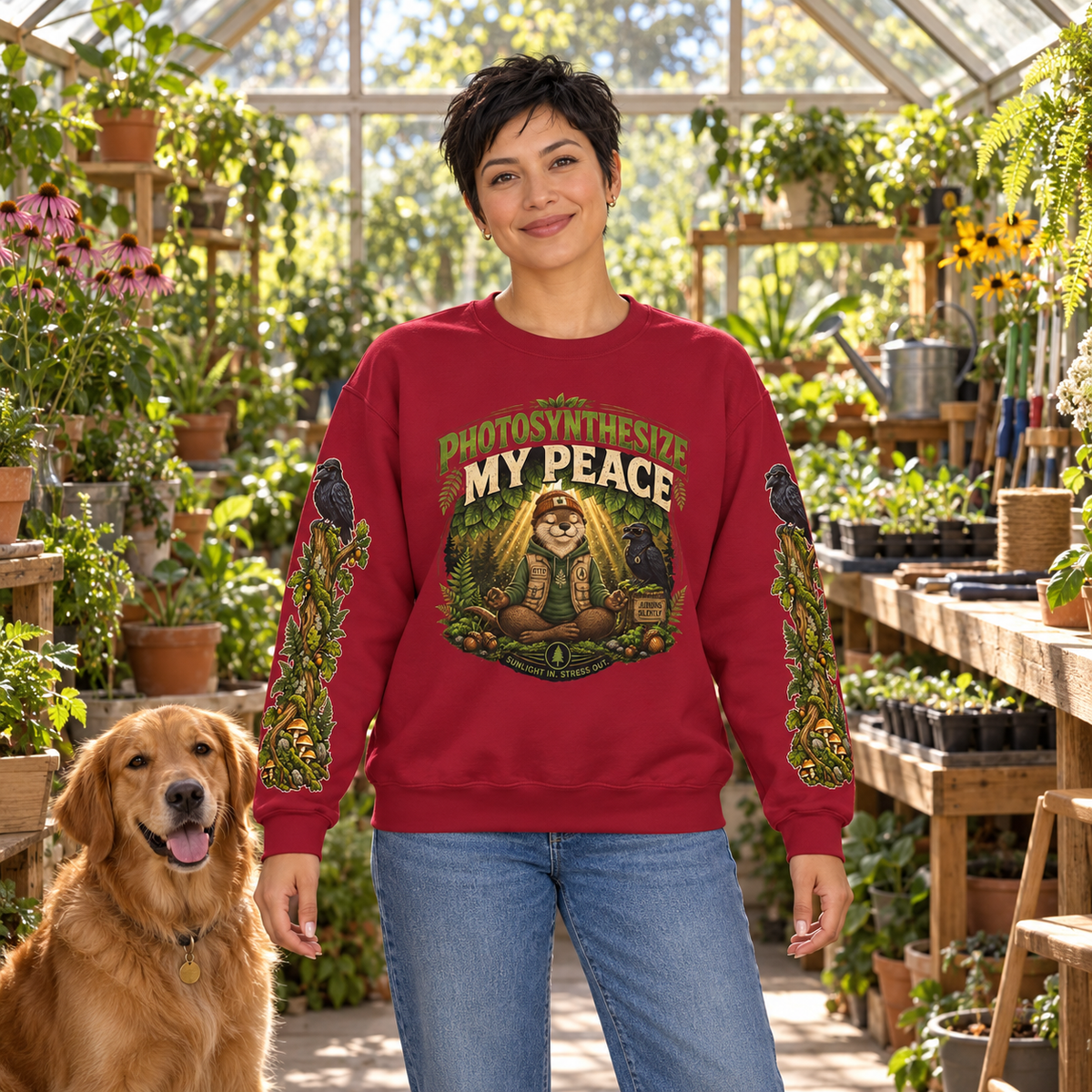 Photosynthesize My Peace Version 3 Sweatshirt