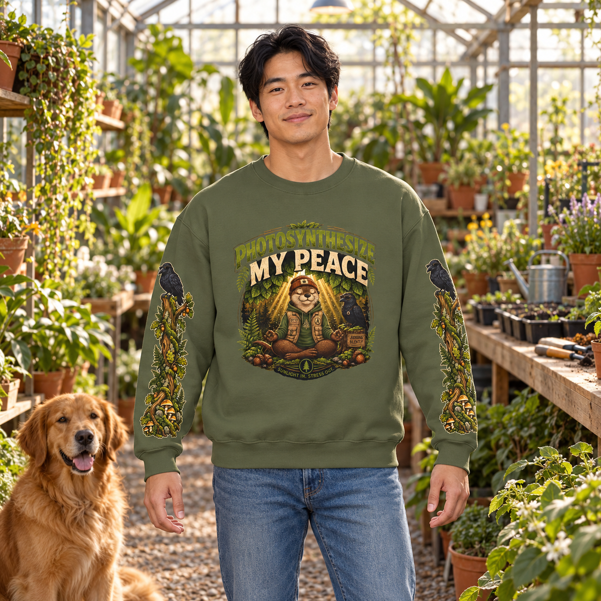 Photosynthesize My Peace Version 3 Sweatshirt