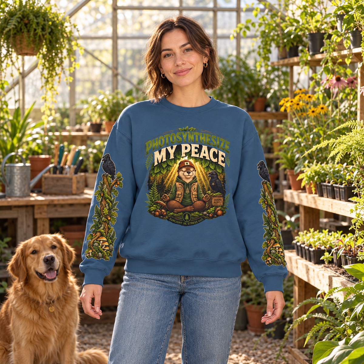 Photosynthesize My Peace Version 3 Sweatshirt