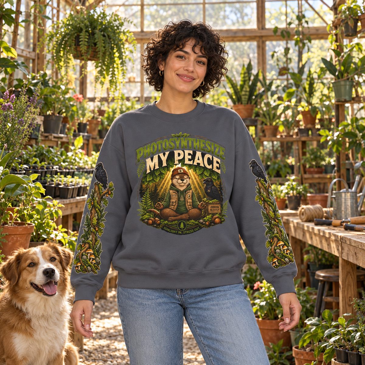 Photosynthesize My Peace Version 3 Sweatshirt