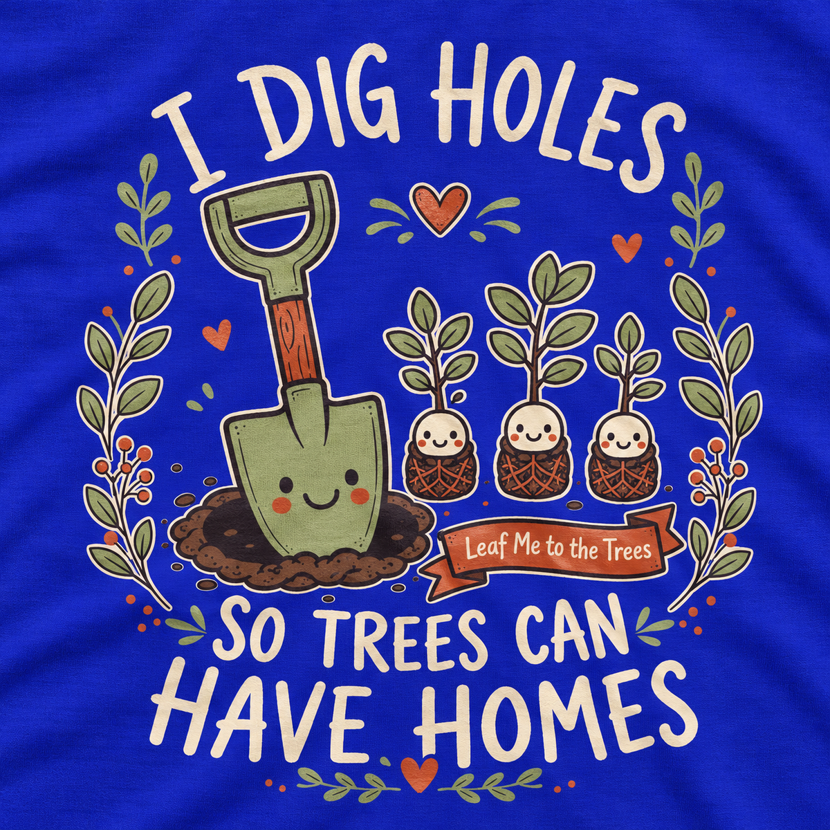 I Dig Holes, So Trees Can Have Homes Long Sleeve T-Shirt
