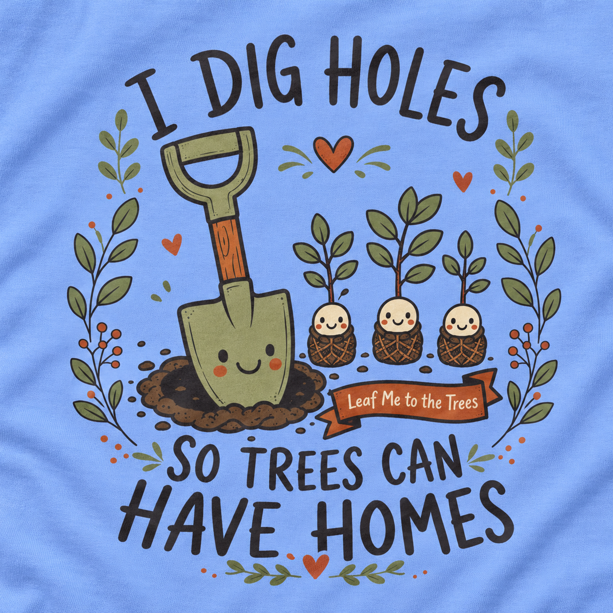 I Dig Holes, So Trees Can Have Homes Long Sleeve T-Shirt