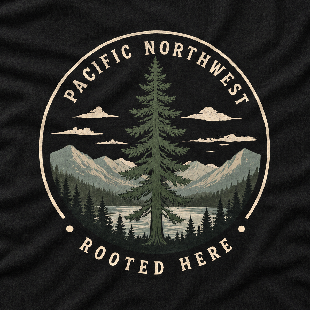 Pacific Northwest Rooted Here Long Sleeve T-Shirt