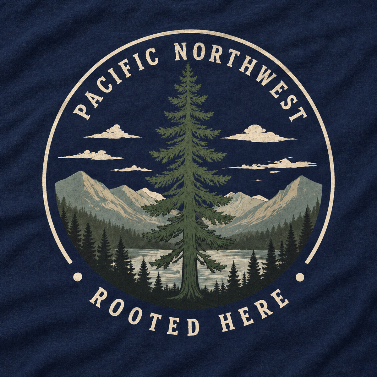 Pacific Northwest Rooted Here Long Sleeve T-Shirt