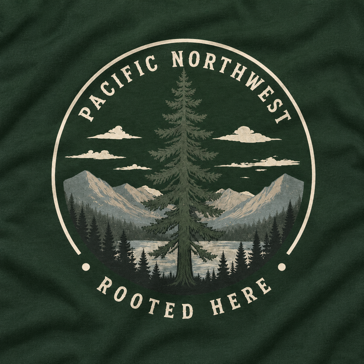 Pacific Northwest Rooted Here Long Sleeve T-Shirt