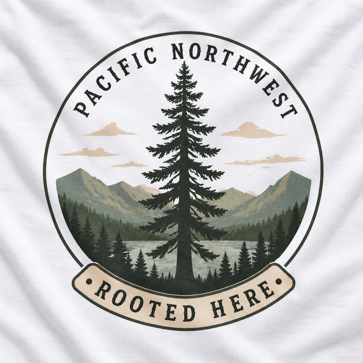 Pacific Northwest Rooted Here Long Sleeve T-Shirt