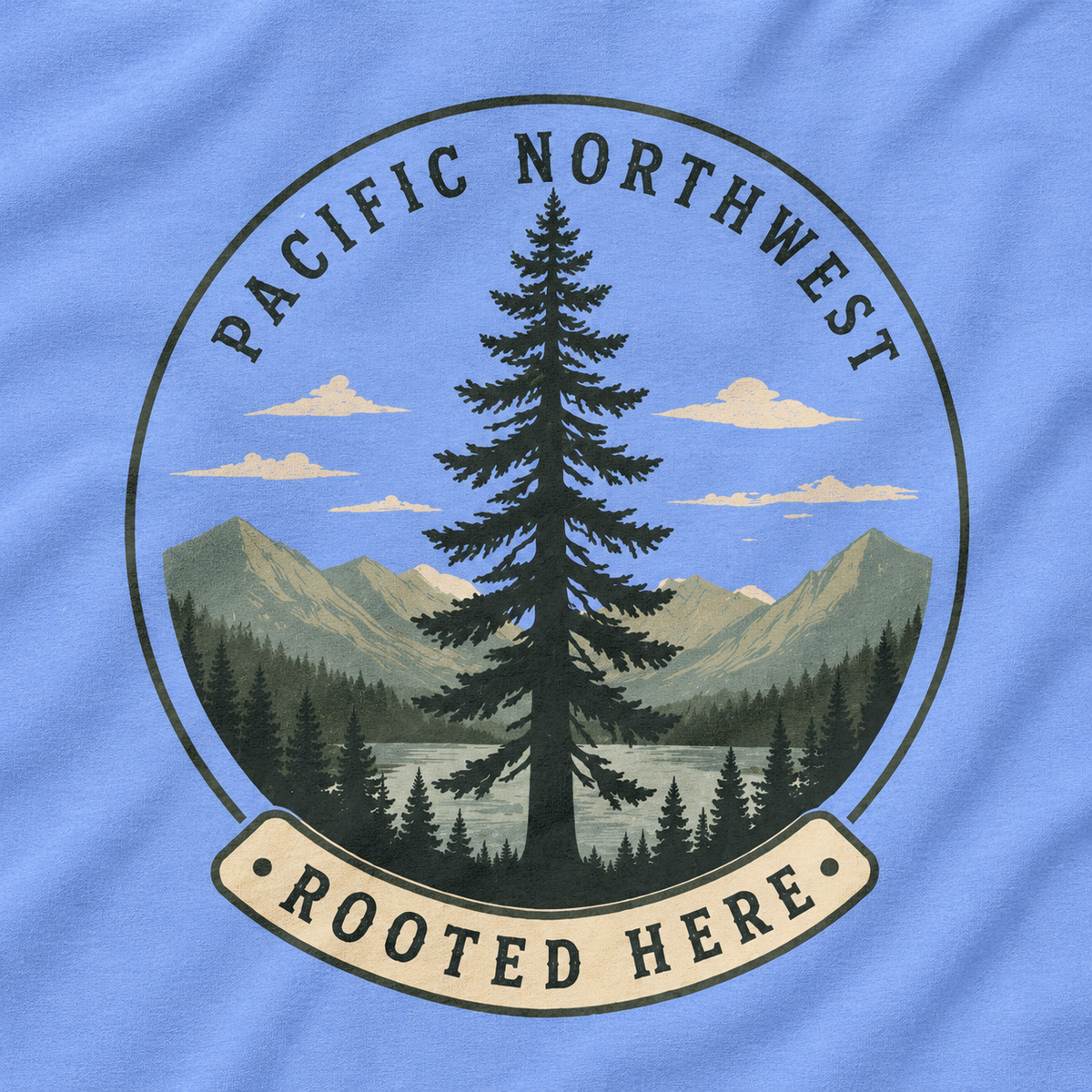 Pacific Northwest Rooted Here Long Sleeve T-Shirt