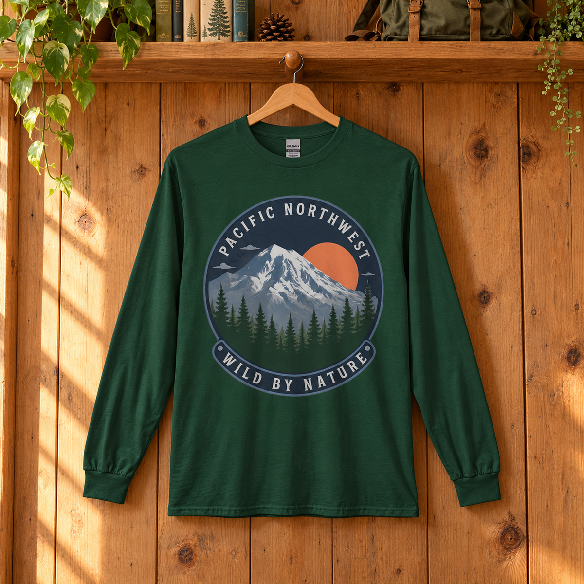 Pacific Northwest Wild by Nature Long Sleeve T-Shirt