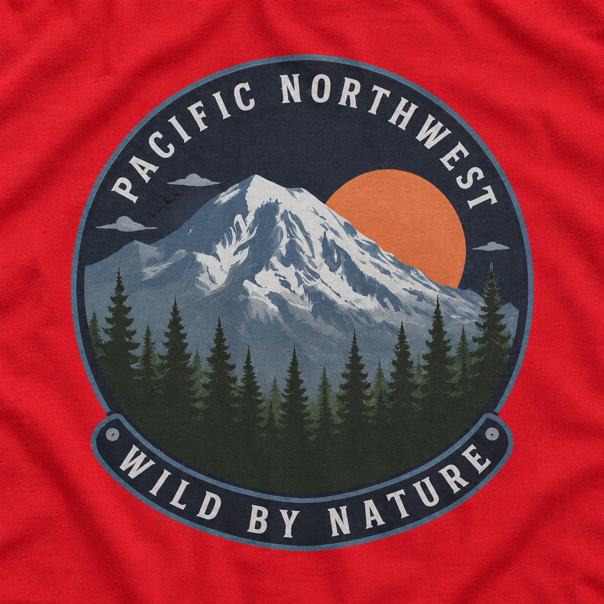 Pacific Northwest Wild by Nature Long Sleeve T-Shirt