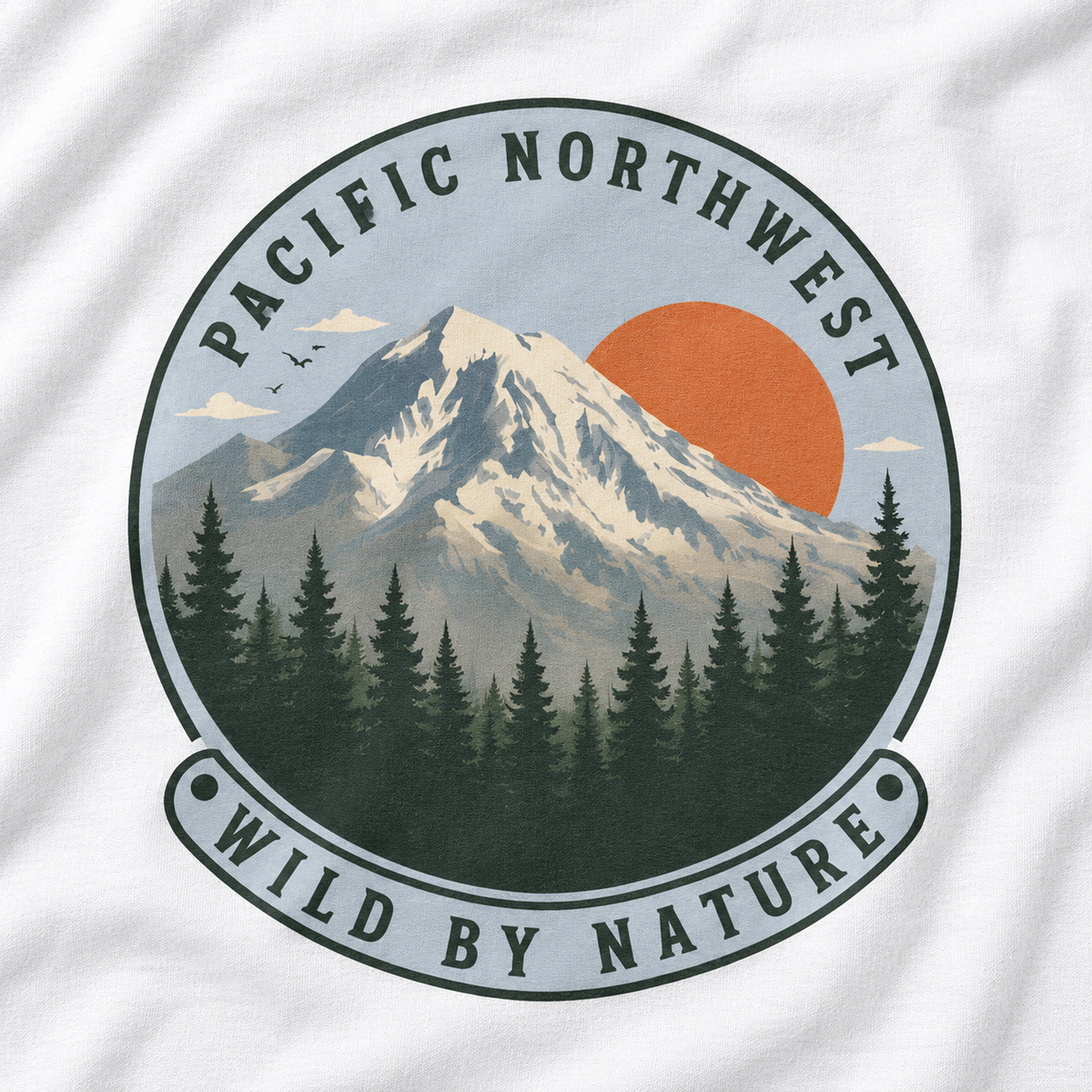 Pacific Northwest Wild by Nature Long Sleeve T-Shirt