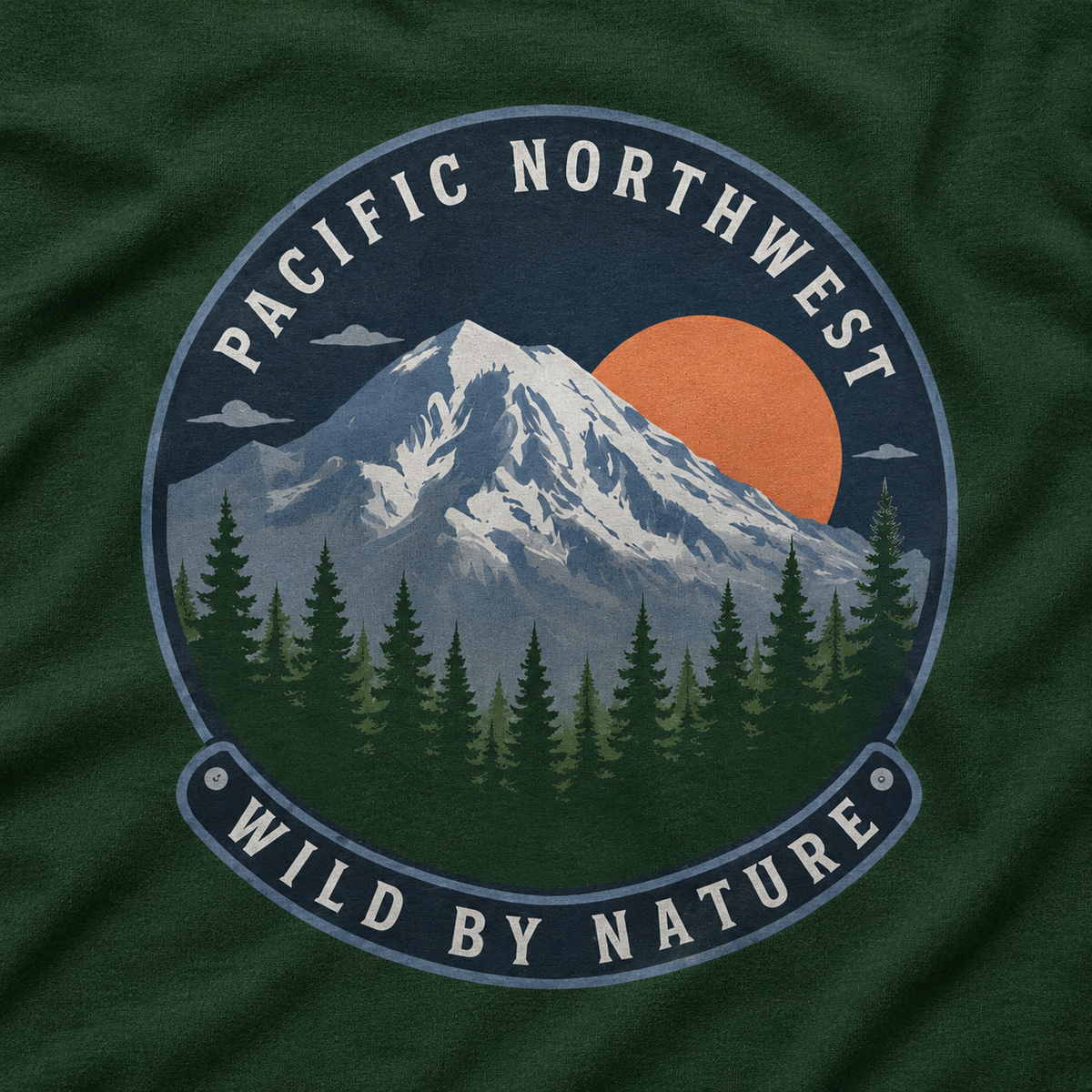 Pacific Northwest Wild by Nature Long Sleeve T-Shirt