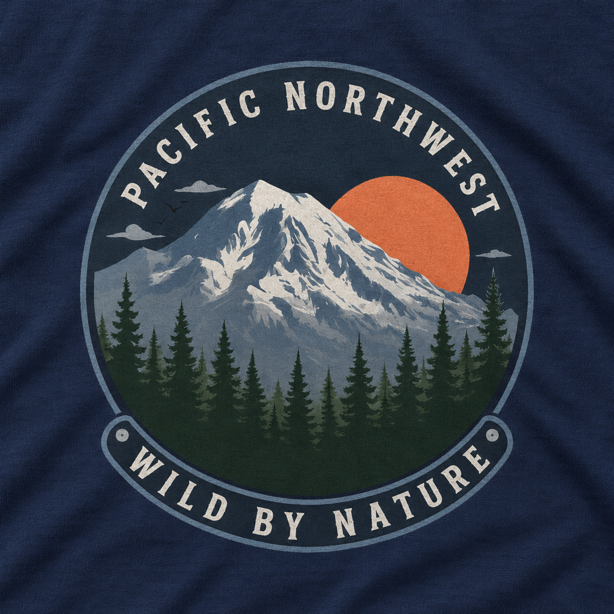Pacific Northwest Wild by Nature Long Sleeve T-Shirt