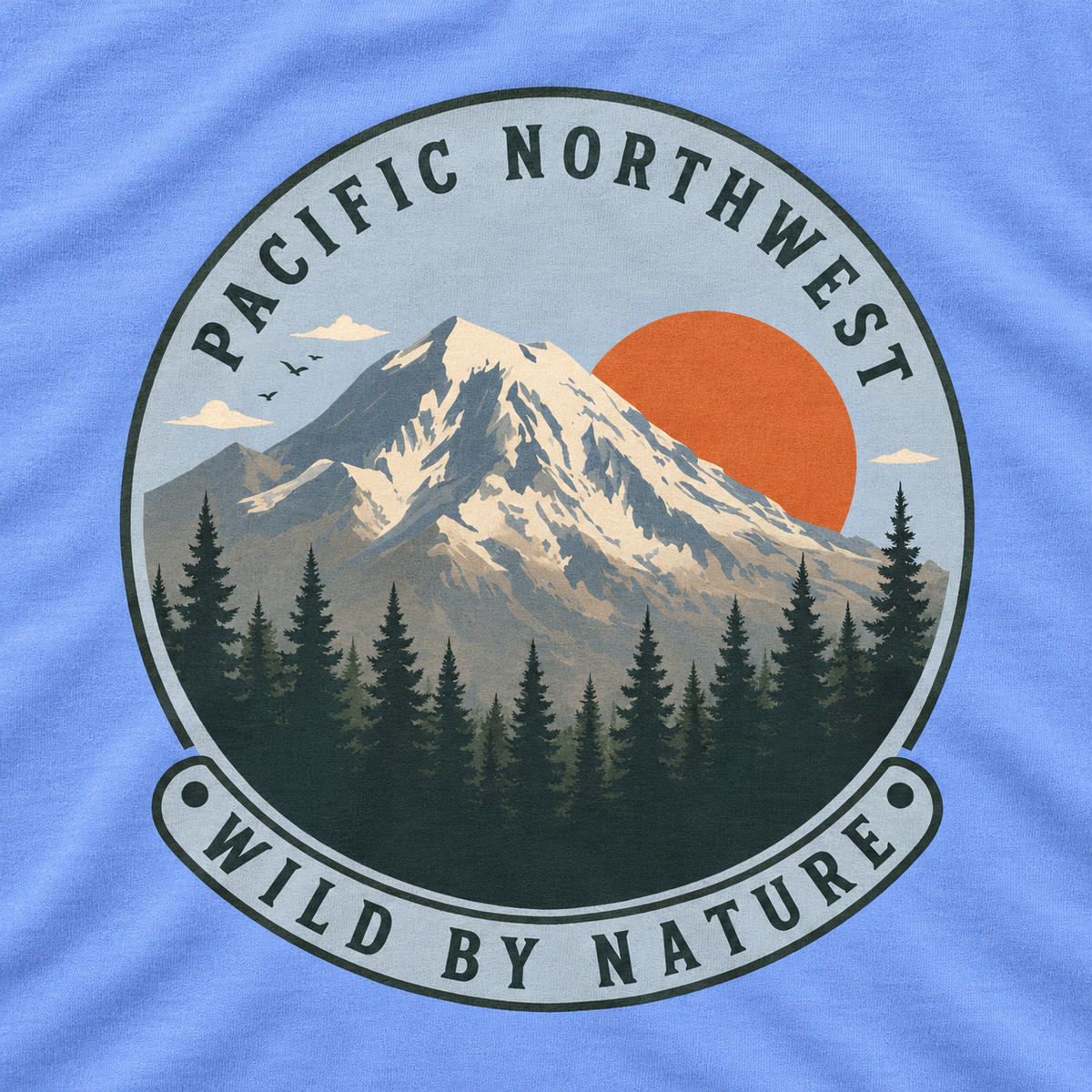 Pacific Northwest Wild by Nature Long Sleeve T-Shirt