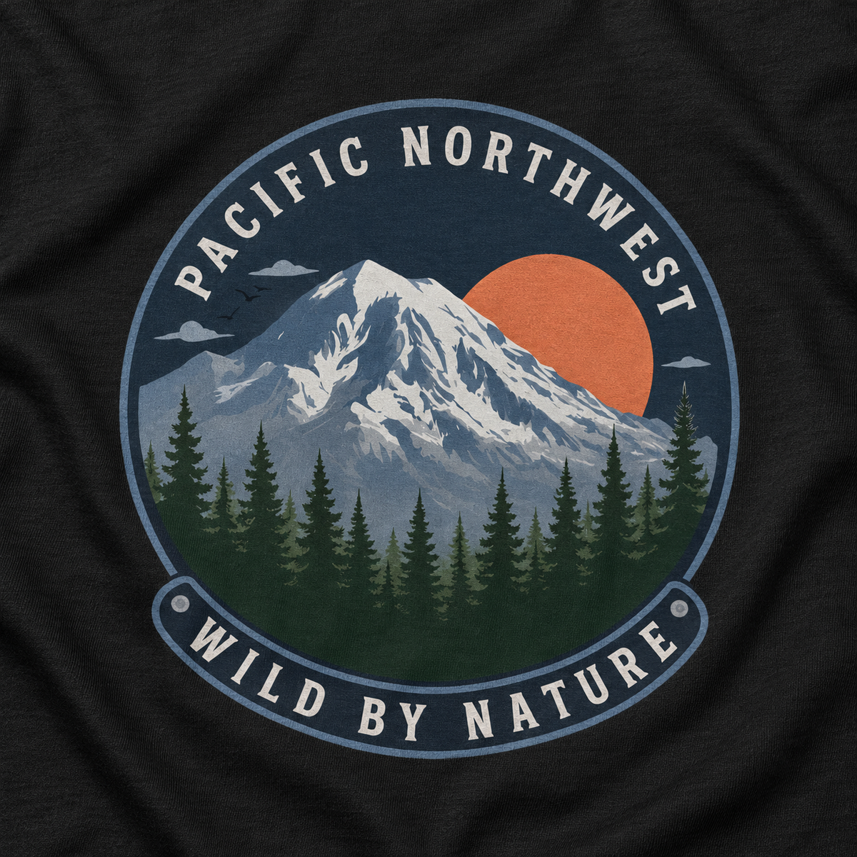 Pacific Northwest Wild by Nature Long Sleeve T-Shirt