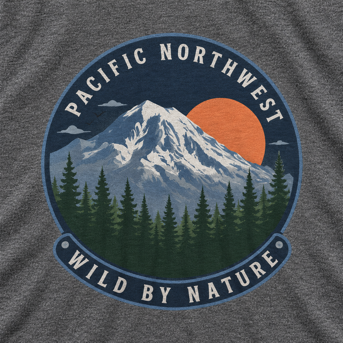 Pacific Northwest Wild by Nature Long Sleeve T-Shirt