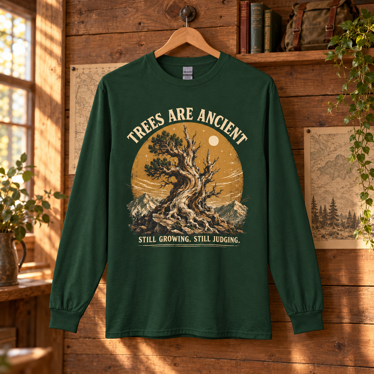 Trees Are Ancient, Still Growing, Still Judging Long Sleeve T-Shirt