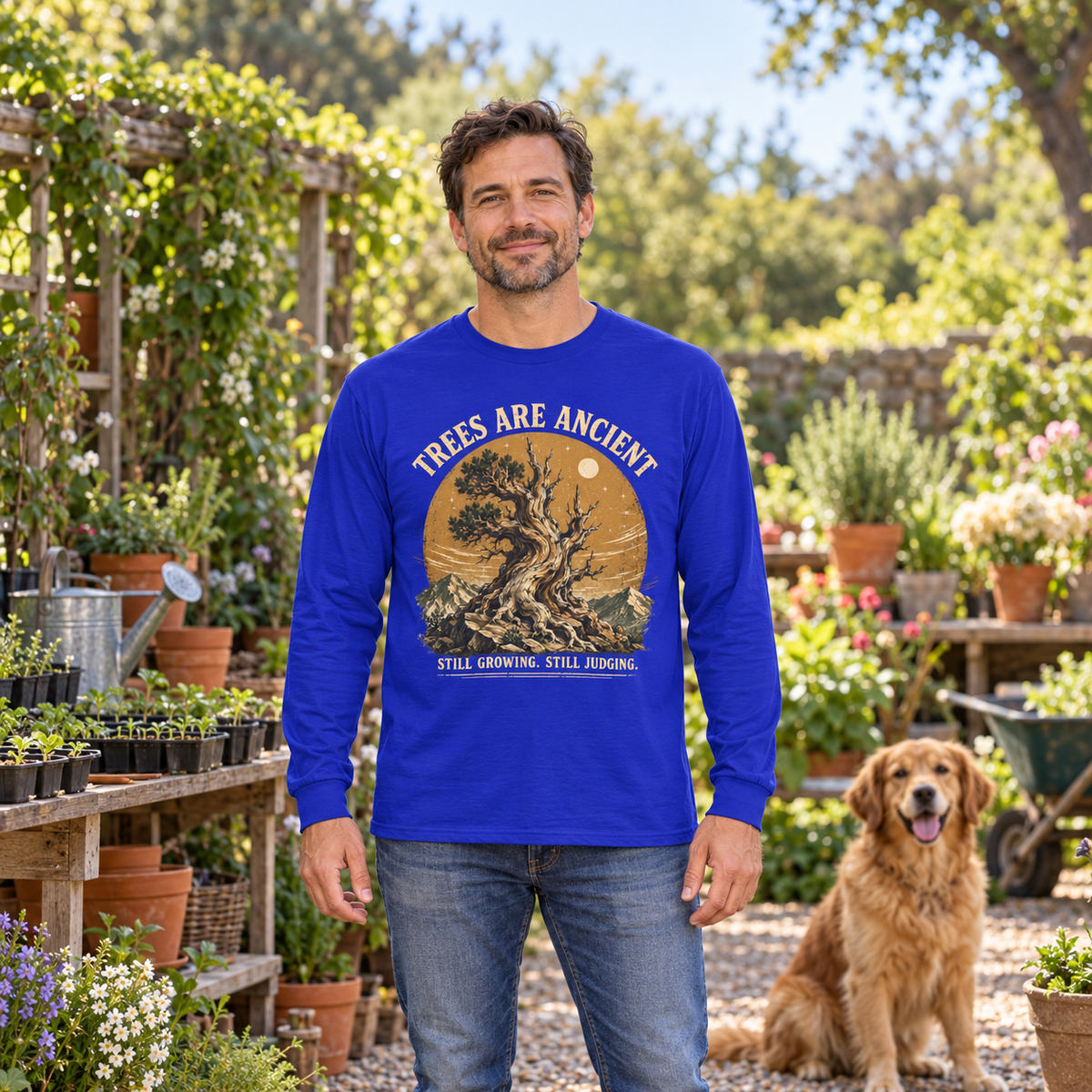 Trees Are Ancient, Still Growing, Still Judging Long Sleeve T-Shirt