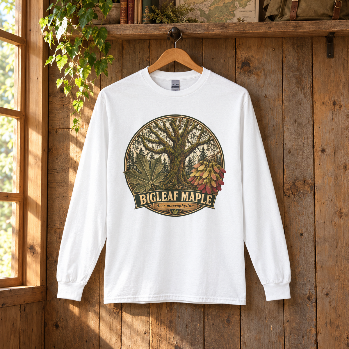 Bigleaf Maple, Acer macrophyllum Long Sleeve T-Shirt