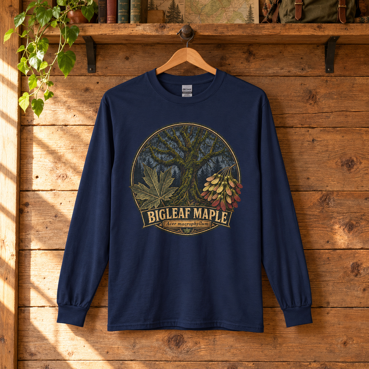 Bigleaf Maple, Acer macrophyllum Long Sleeve T-Shirt