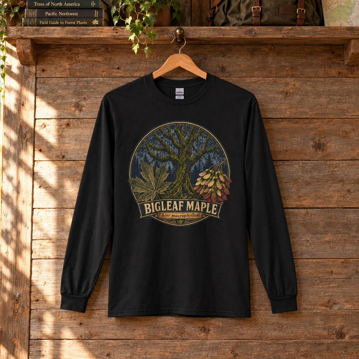 Bigleaf Maple, Acer macrophyllum Long Sleeve T-Shirt