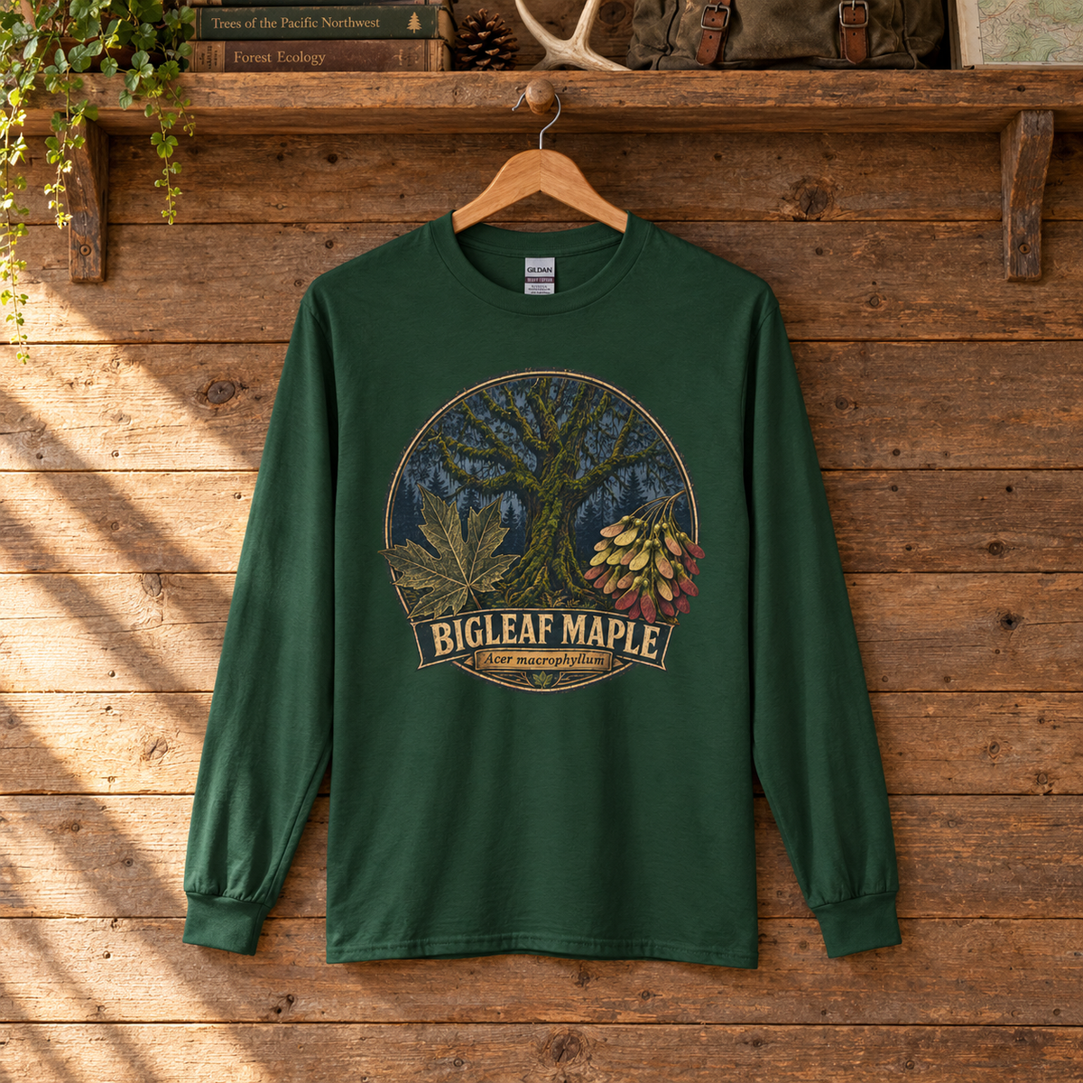 Bigleaf Maple, Acer macrophyllum Long Sleeve T-Shirt