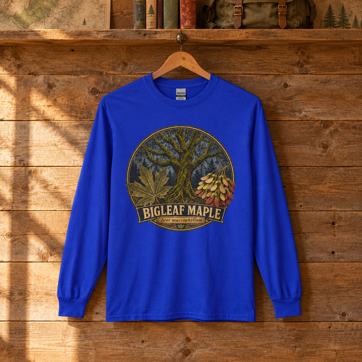Bigleaf Maple, Acer macrophyllum Long Sleeve T-Shirt