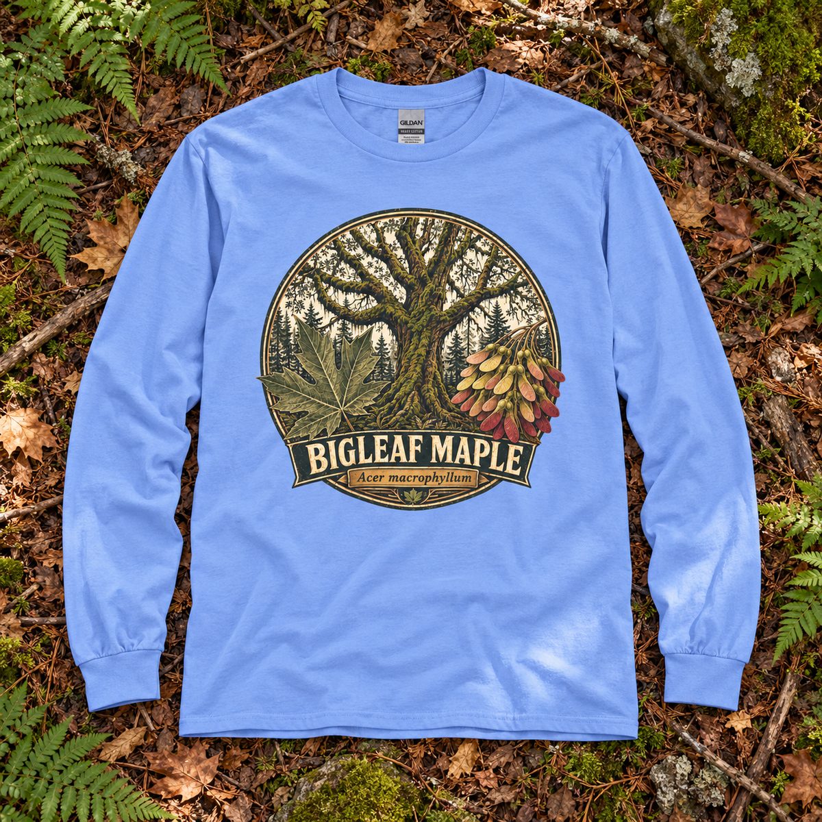 Bigleaf Maple, Acer macrophyllum Long Sleeve T-Shirt