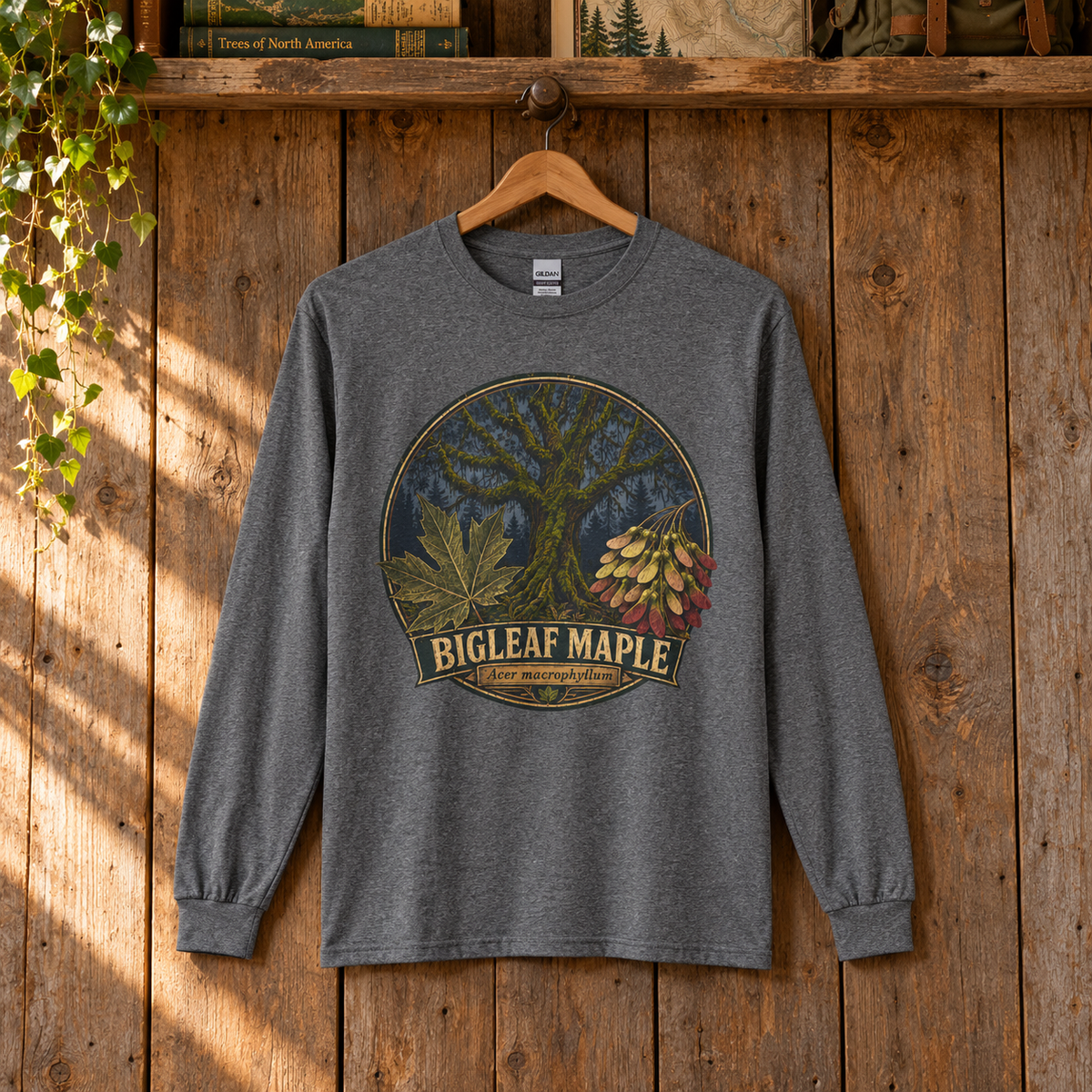 Bigleaf Maple, Acer macrophyllum Long Sleeve T-Shirt