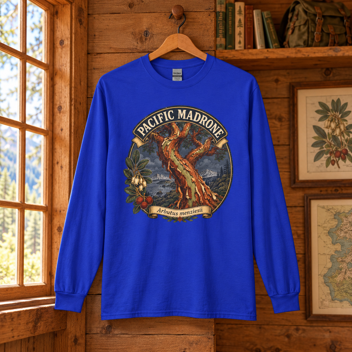 Pacific Madrone, Arbutus menziesii Long Sleeve T-Shirt