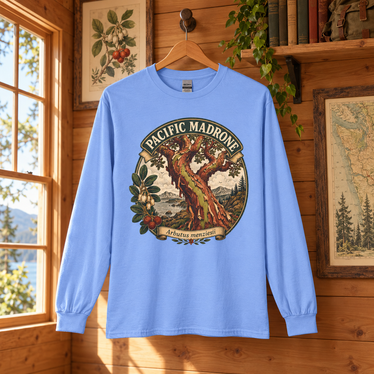 Pacific Madrone, Arbutus menziesii Long Sleeve T-Shirt