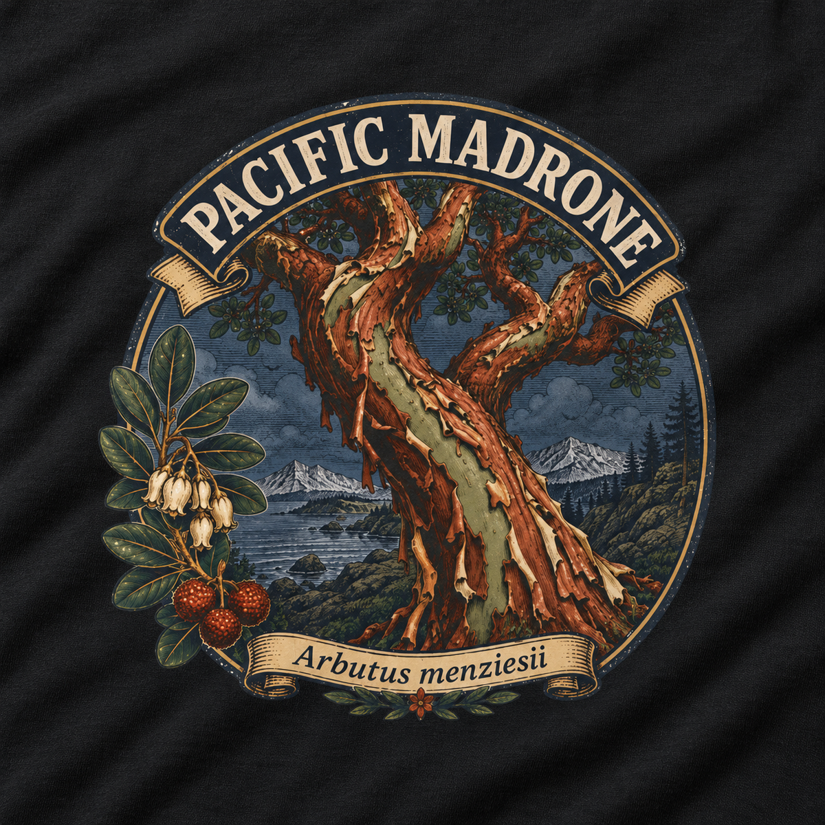 Pacific Madrone, Arbutus menziesii Long Sleeve T-Shirt