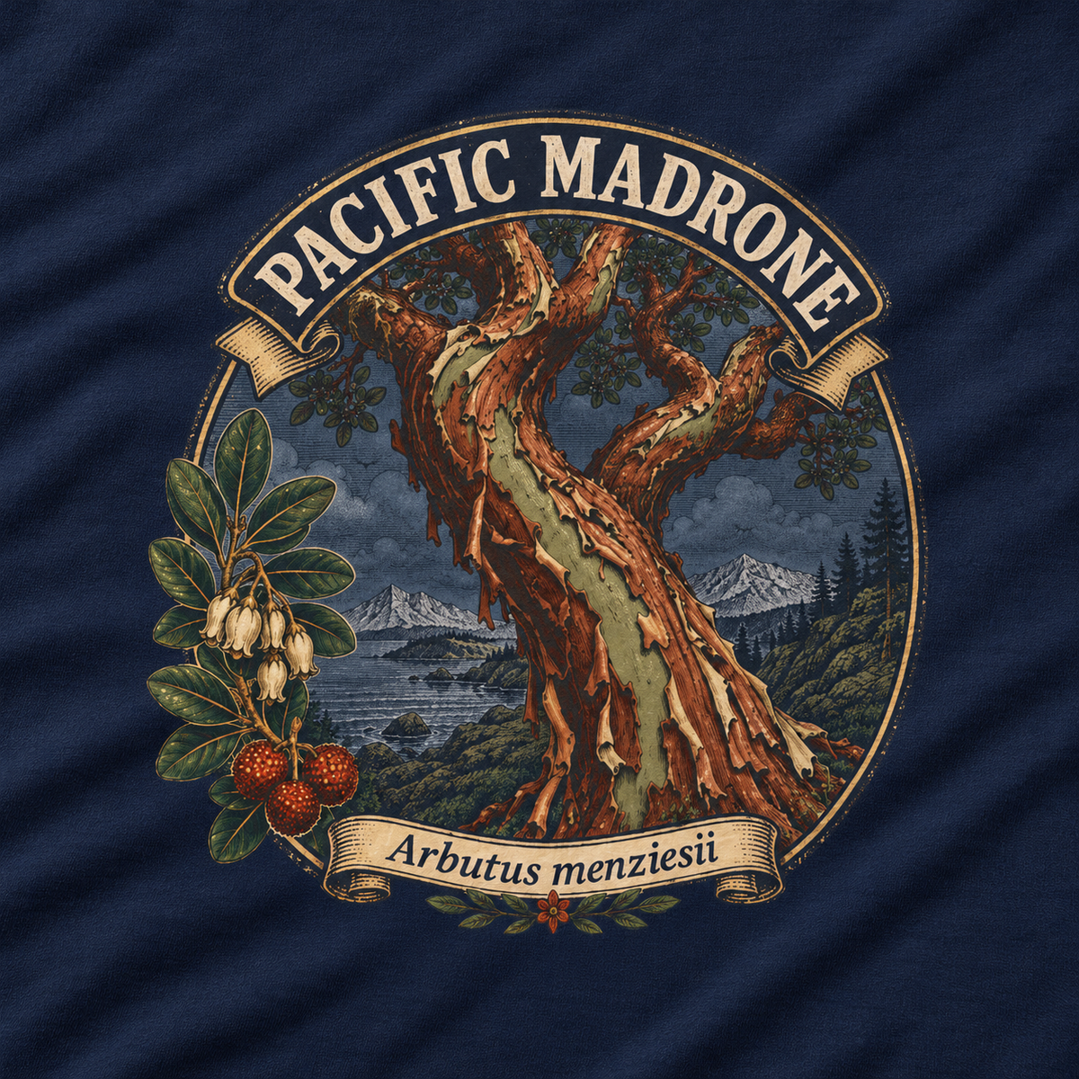 Pacific Madrone, Arbutus menziesii Long Sleeve T-Shirt