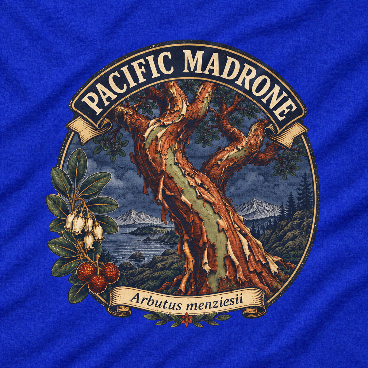 Pacific Madrone, Arbutus menziesii Long Sleeve T-Shirt