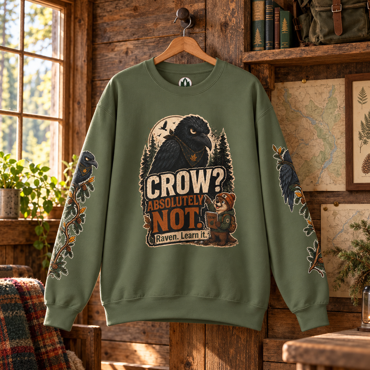 Crow? Absolutely Not Version 1 Sweatshirt