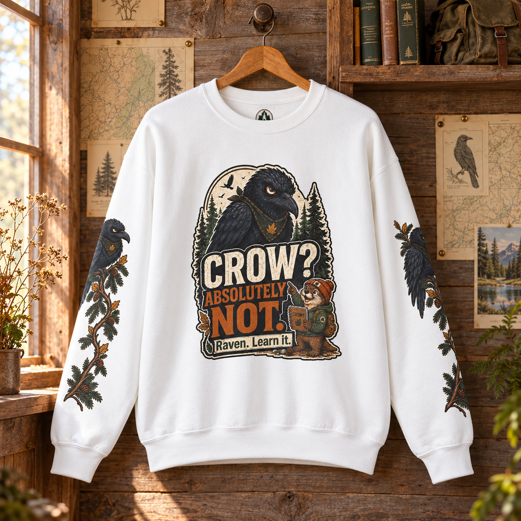 Crow? Absolutely Not Version 1 Sweatshirt