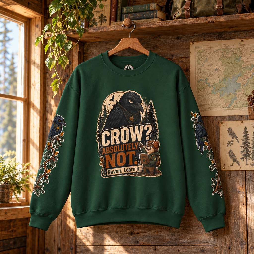 Crow? Absolutely Not Version 1 Sweatshirt