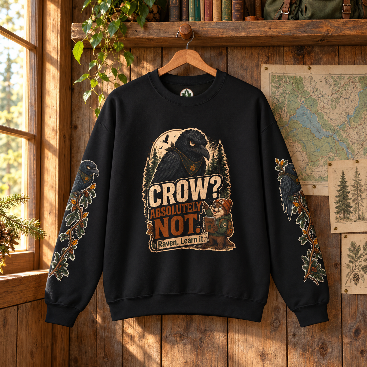 Crow? Absolutely Not Version 1 Sweatshirt