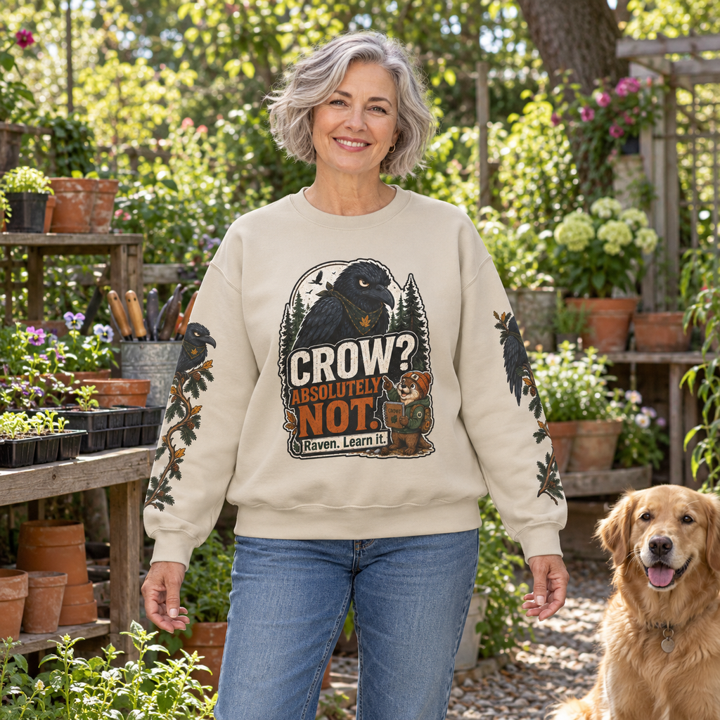 Crow? Absolutely Not Version 1 Sweatshirt