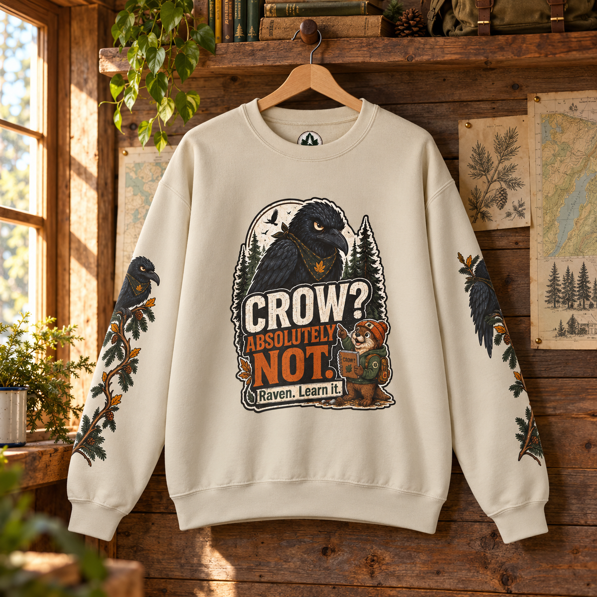 Crow? Absolutely Not Version 1 Sweatshirt