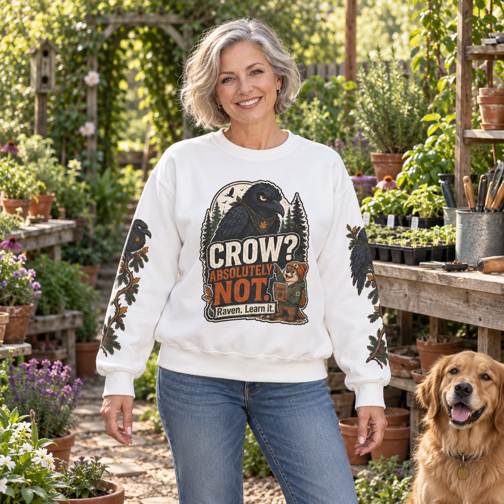 Crow? Absolutely Not Version 1 Sweatshirt