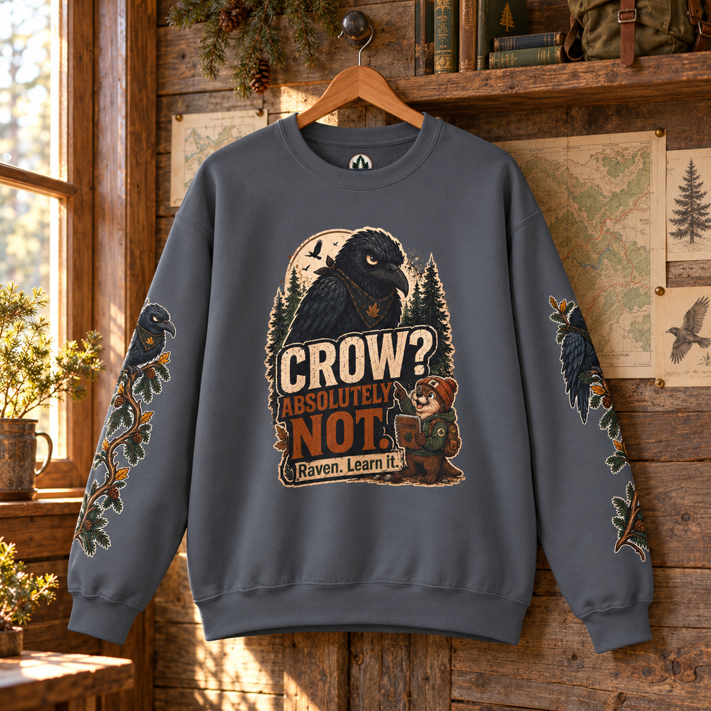 Crow? Absolutely Not Version 1 Sweatshirt