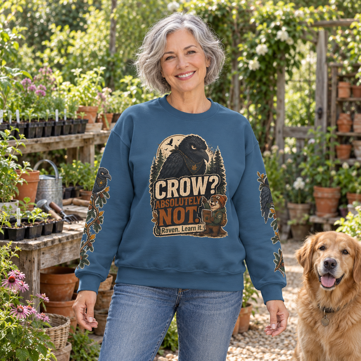 Crow? Absolutely Not Version 1 Sweatshirt