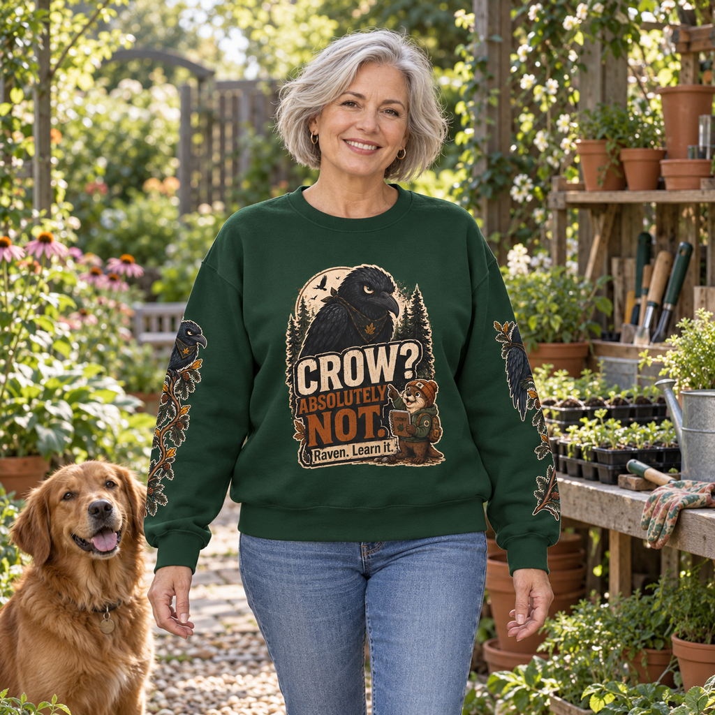 Crow? Absolutely Not Version 1 Sweatshirt