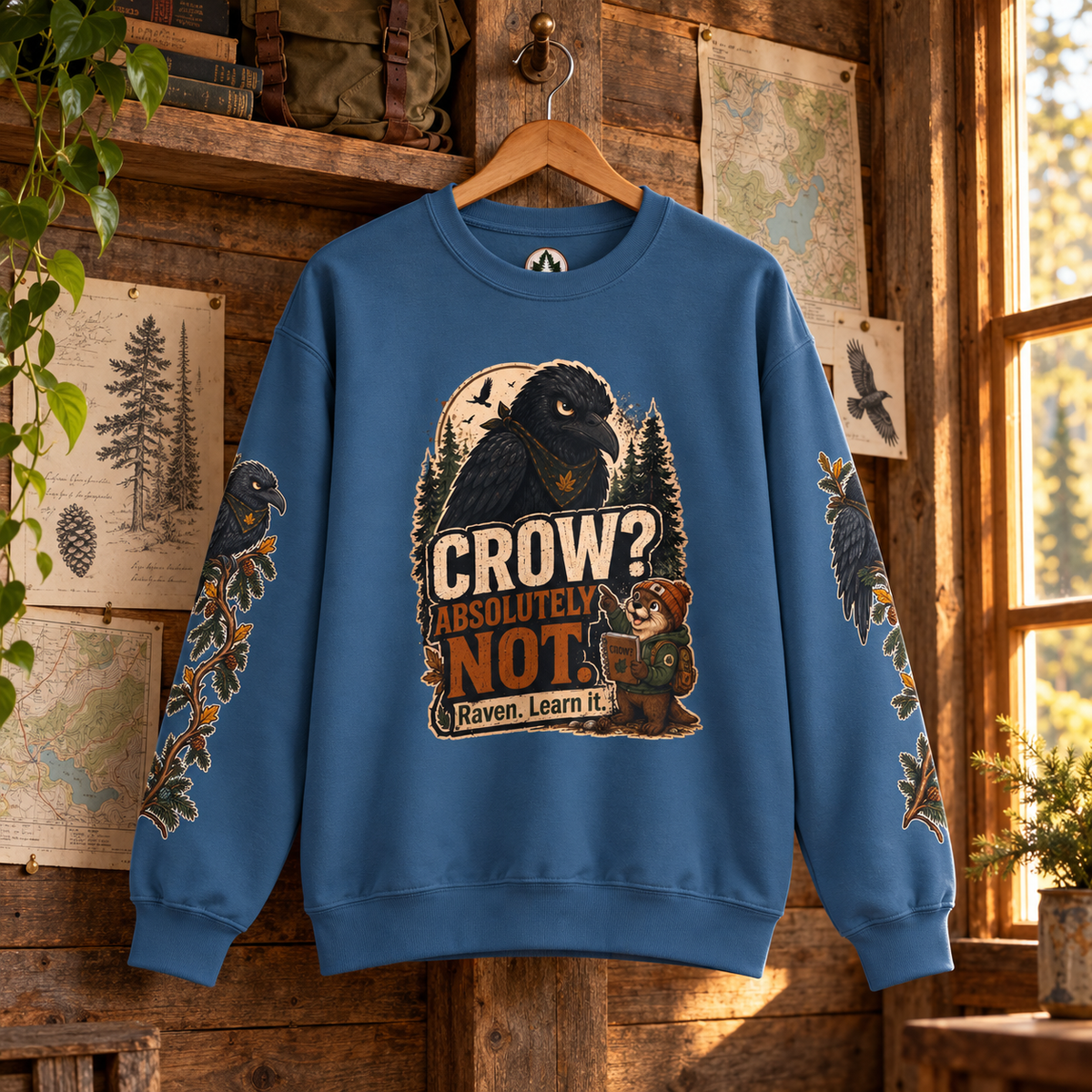 Crow? Absolutely Not Version 1 Sweatshirt