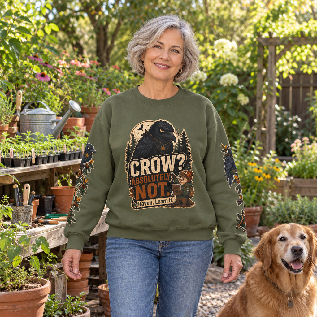 Crow? Absolutely Not Version 1 Sweatshirt