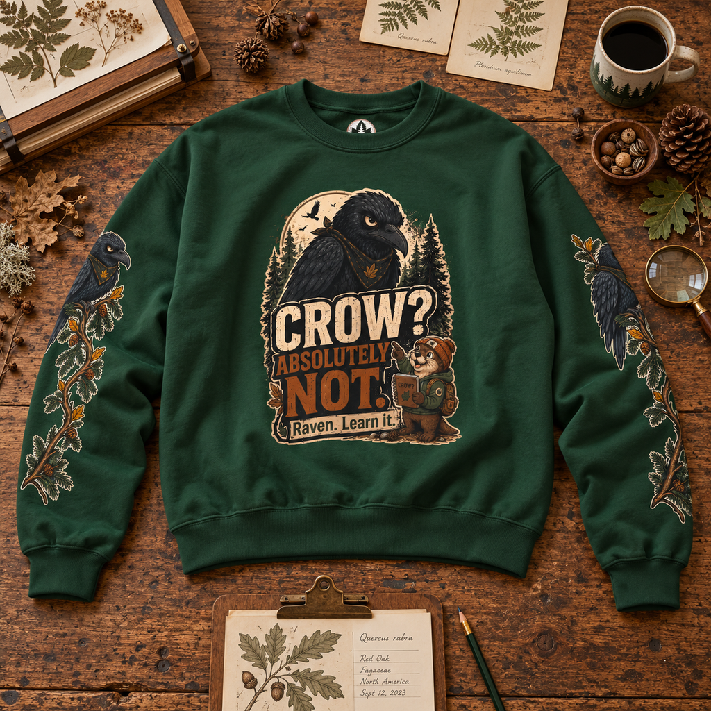 Crow? Absolutely Not Version 1 Sweatshirt