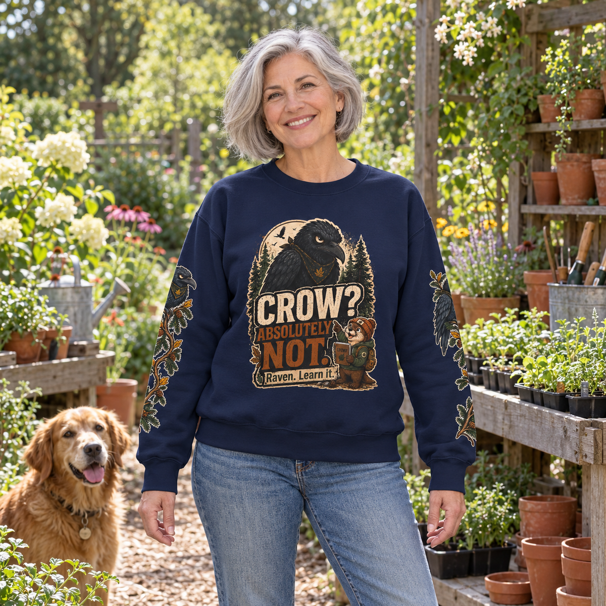 Crow? Absolutely Not Version 1 Sweatshirt