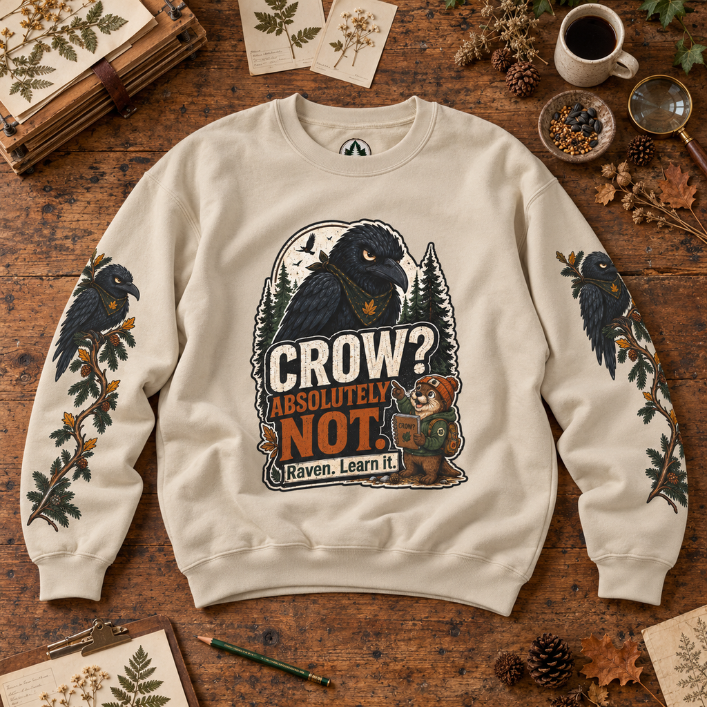 Crow? Absolutely Not Version 1 Sweatshirt