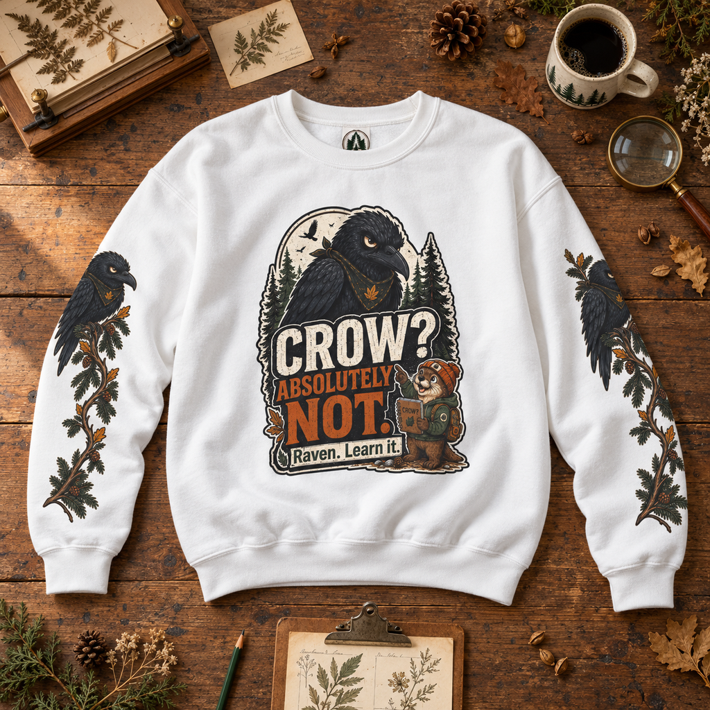Crow? Absolutely Not Version 1 Sweatshirt